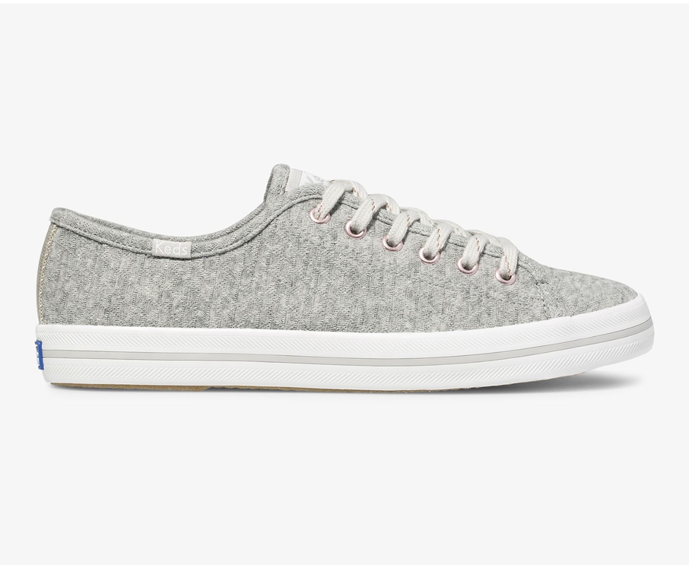 Zapatillas Keds Mujer Gris - Kickstart Triangle Jersey - 501-FTLZSX